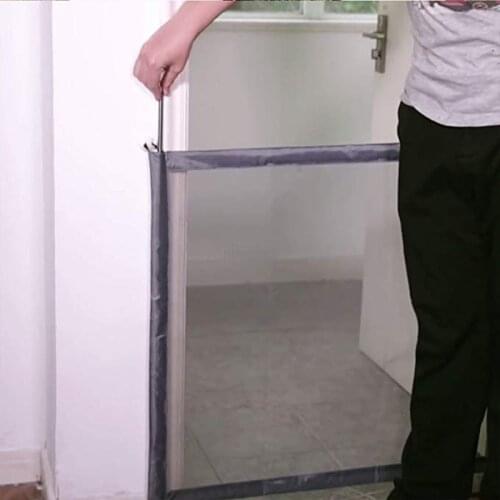 Magic Pet Dog Gate Pet Fence Barrier Folding Safe Guard Indoor Outdoor Puppy Dog Separation Protect Enclosure Pet Supplies Gatos