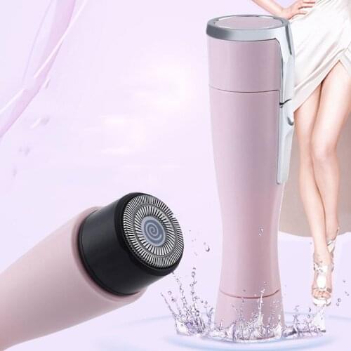 Mini Electric Rotating head Women Portable Eyebrow Trimmer Painless Epilator Face Neck Leg Whole Body Bikini Hair Remover Tools
