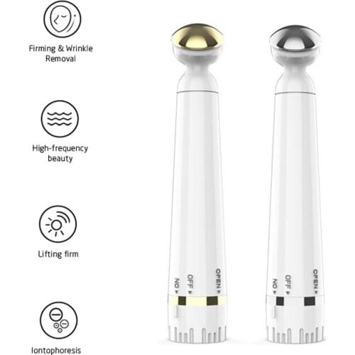 1pc Electric Mini Vibration Eye Massager Anti-Ageing Wrinkle Dark Circle Pen Removal Rejuvenation Eye Massager Do Dropshipping