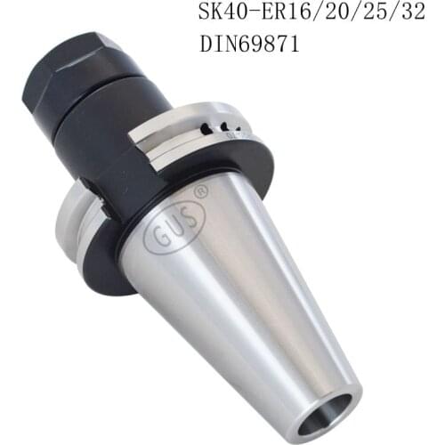 1PCS New sk40 er32 er25 er20 er16 70L 100L Spring Collet SK-ER high precision Chuck DIN69871 CNC Toolholder Milling Lathe Cutter