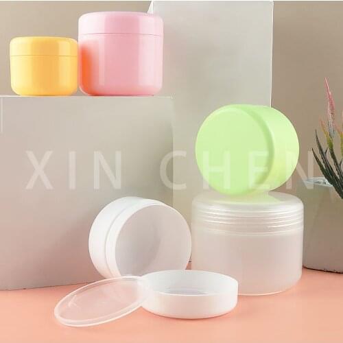 100Pcs Empty Makeup Jar Refillable Sample Bottles Travel Face Cream Lotion Pot Cosmetic Container Packaging 10g 20g 30g 50g