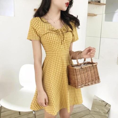 2020 Summer V Neck Floral Print Dress Elegant Women Off Shoulder Ruffle Party Dress Sexy Lace-Up Backless Mini Dresses Vestidos