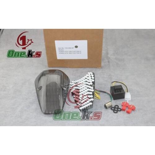 Motorcycle accessories For HONDA VTX 1300/1800 CUSTOM 02 LED rear taillight integrated turn signal function Brake light