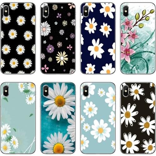 Cute Flower Daisy Accessories Phone Case For Samsung Galaxy A71 A70 A60 A51 A50 A41 A40 A31 A30 A20E A21S A12 A10 A7 A5 A3