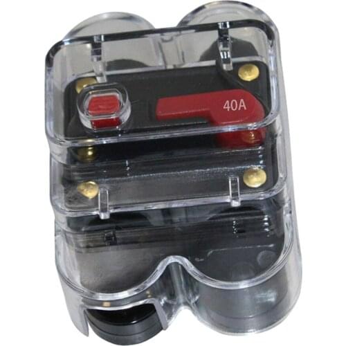 12V-24V DC Circuit Breaker Motor Auto Car Marine Boat Bike Stereo Audio Inline Fuse Inverter Waterproof with Manual Reset