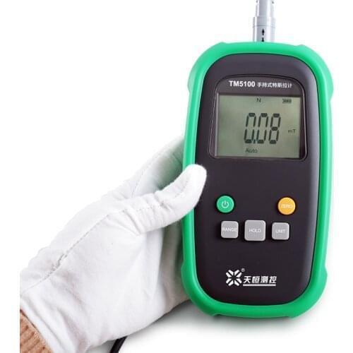 Hot Sale Tunkia Digital Permanent Magnet Gauss Meter Tesla Magnetic Flux Meter Surface Magnetic Field Tester TM5100 2 Accuracy