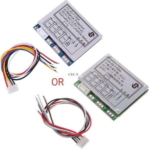 4S 100A w/Balance 3.2V LiFePo4 LiFe 18650 Battery Cell PCB BMS Protection Board
