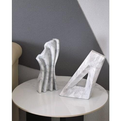 Natural Marble Design Products Handicraft Ornaments Simple Creative Light Luxury Home Decoration