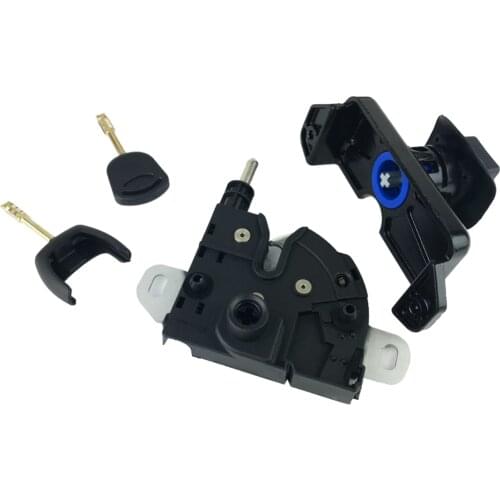 Car Metal Engine Hood Cover Lock Bonnet Anti-Theft w/Keys for Ford Transit MK7 06-11