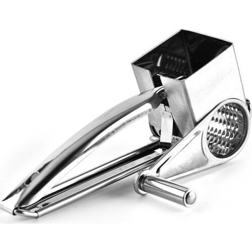 Multi-function Stainless Steel Cheese Grater Hand Crank Rotary Vegetable Grinder Cheese Planer Kitchen Accessories Tools