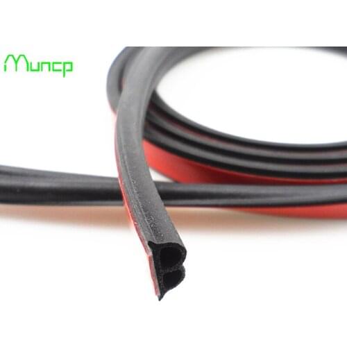 Muncp 5 meter B type door seal use in car door B pillar car rubber strip for Toyota Camry Corolla RAV4 Yaris Highlander