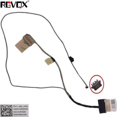 New LCD LED Video Flex Cable For ASUS X541UA R541UA-RB51 R541 X541 30Pin P/N: 1422-02F00AS 14005-02090500 Notebook LVDS CABLE
