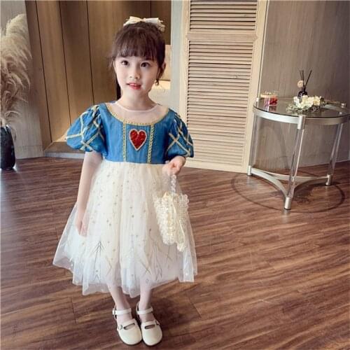 Little Girl Summer Dress Princess Costume Chidlren Clothes Party Tutu Kids Clothes Children Casual Wear 3 8 10 Years Vestidos