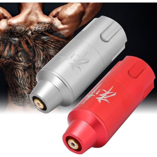 Professional Aviation Aluminum Rotary Strong Motor Tattoo Machine Small Simple Liner Shader Electric Tattoos Pen RCA Interface
