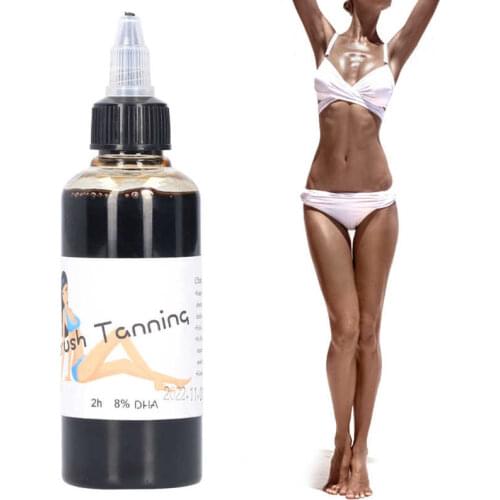 Professional Sunless Self Tanning Pigment Face Body Skin Tanning Liquid Airbrush Tanning Beauty Tanning Ink Pigment