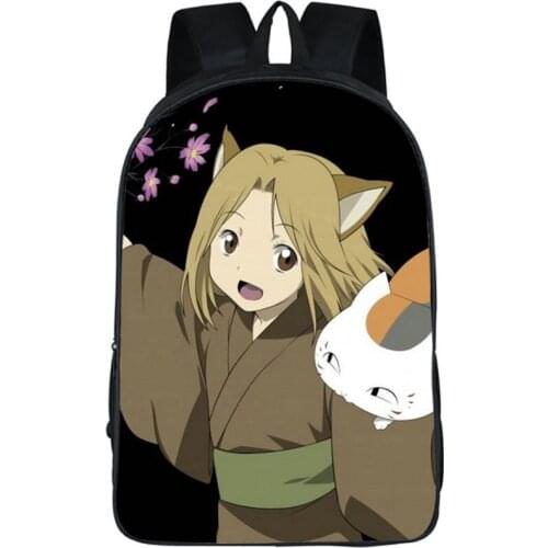Reiko Backpack Natsume Yujin Cho Daypack Book Friends Schoolbag Anime Picture Rucksack School Bag Photo Day Pack