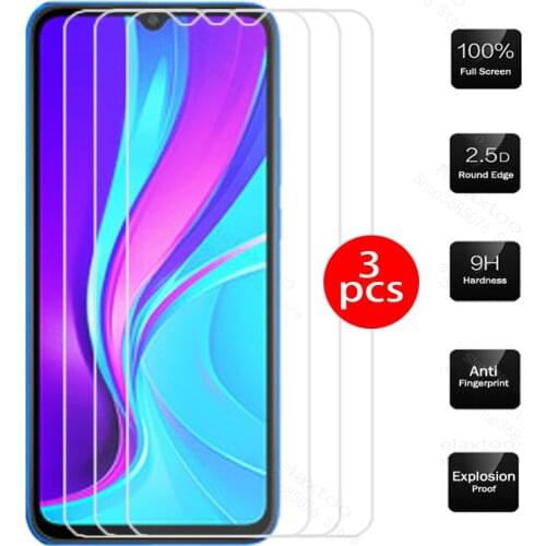 Redmi 9c nfc screen protector 3PCS Tempered glass for xiaomi redmi 9c 9 c c9 readme protective glass film Cover redmi9c 6.53