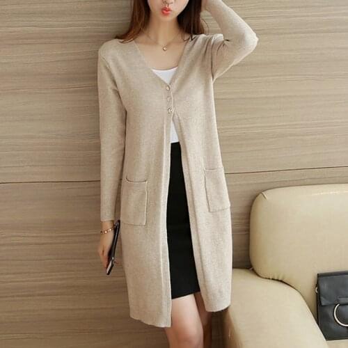 Women Knit Sweater Cardigans 2021 Autumn Top Cashmere Casual Jacket Chic Korean Fashion Winter Sweater Cardigan sueters de mujer