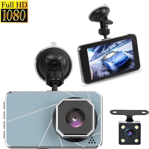 2021 Dual Lens Car Dash Cam DVR Video Recorder Driving Camera Full HD 1080P Night Vision Auto Black Box Dashboard Mini Dashcam