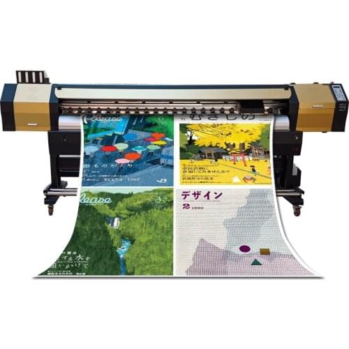 3.2M Banner Printer Large Format Billboard Printer 10Ft Inkjet Digital Sticker Printer Machine Cheap Dx5 Vinyl Printing Machine