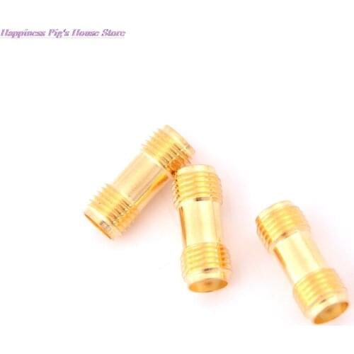 3pcs/lot New RF Connector SMA Female to SMA Female For Two Way Radio SMA-F to SMA-F Antenna Adaptor
