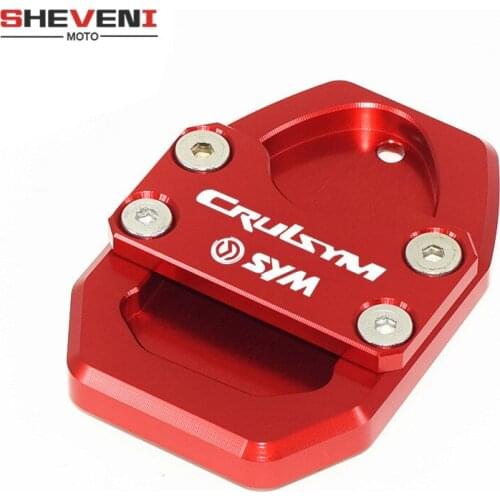 Motorcycle accessories CNC extension pad side bracket side bracket extension plate pad For SYM CRUISYM 300 GTS 300i CRUISYM300