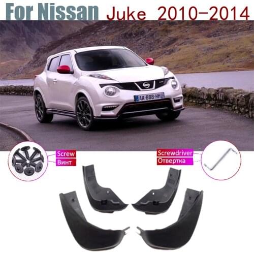 Front Rear Fender Mud Guard Splash Flaps Mudguards Accessories Car Mudflap For Nissan Juke F15 2014~2010 2013 2012 2011