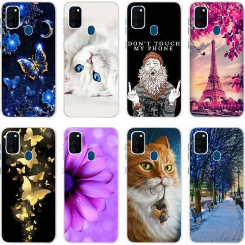 For Samsung Galaxy M30s Case M307F Silicone Soft TPU Back Cover For Samsung M30s M 30s Phone Cases 6.4'' Phone Protection Bumper