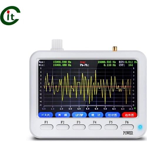 CIT FC4000 Handheld Digital Portable Frequency Meter 50HZ-4GHZ 0.001HZ resolution SMA-K interface 5" TFT LCD
