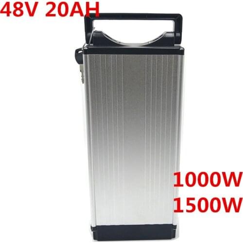 48V 1000W electric bike battery 48V 20AH Rear Rack battery 48V 21AH Lithium ion battery With 30A BMS 54.6V 3A charger