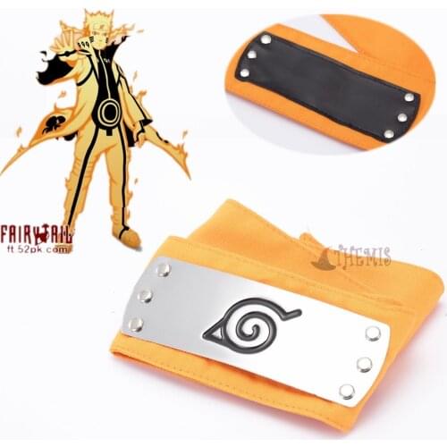MMGG Anime Cosplay Uzumaki cosplay headband nine tail Cosplay costume accessories