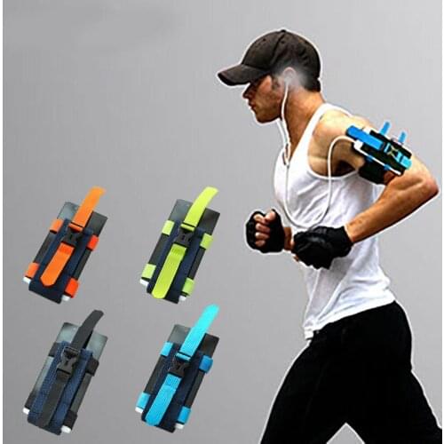 Multifunctional Outdoor Sports Mobile Phone Armbands Strap Hanging Bag Running Man Women Arm Bag