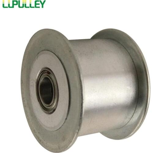 LUPULLEY Idler Pulley 5M 30T Bore 8/10/12/15mm Width 16/21/27mm HTD5M Tension Belt Idler Pulley Width Bearing Tension Pulley