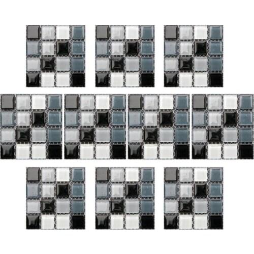3D Self-adhesive Tile Sticker Mosaic Tile Sticker DIY Decorative Self-adhesive Wall Sticker For Kitchen & Bathroom
