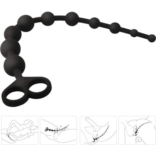 Silicone Butt Plug Anal Beads Ball G Spot Adult Erotic Sex Toy For Women Couples Masturbator Prostate Massager Sex Products