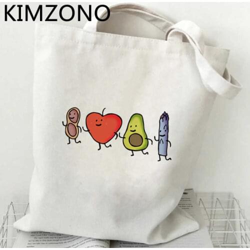 Avocado shopping bag shopping shopper cotton handbag shopper tote bag string sac cabas tote custom