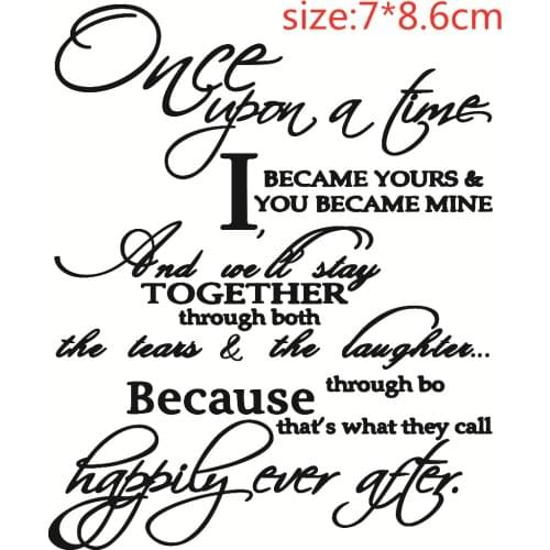 Text Word Transparent Silicone Clear Rubber Stamp Sheet Cling Scrapbooking DIY Cute Pattern Photo Album Paper Card Decor