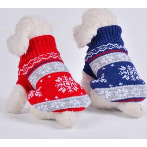 Winter Pet Dog Coat Sweaters Puppy Clothes Warm Soft Knitting Dog Sweater For Small Medium Dogs Chihuahua Yorkshire