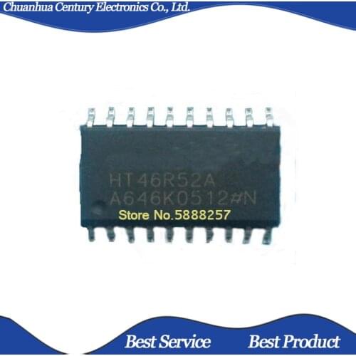 2 pcs/lot HT46R52A SOP20 New and Original In Stock