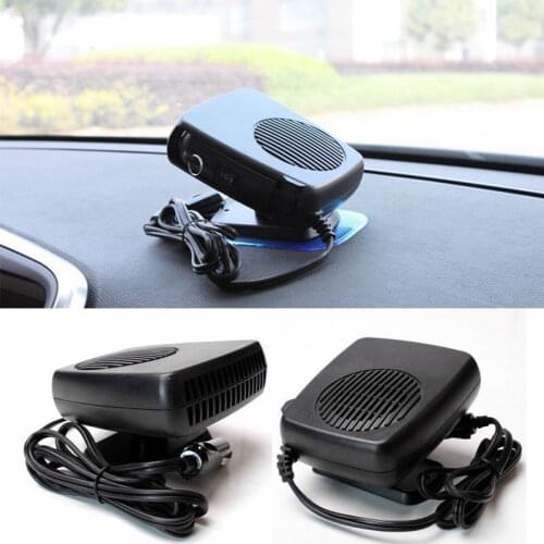 2 in 1 DC 12V Car Ceramic Heater Fan Demister Dryer Defroster Portable Plug in