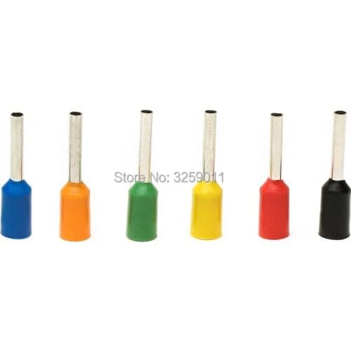 2000PCS VE7508 EV7508 Electrical Crimp Terminal Block Tubular Wire Connector Cable Cord End Bootlace Ferrule E7508 AWG 20