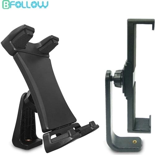 BFOLLOW Tablet Holder 360 Rotation for iPad Pro 12.9" 11" Air Mini Stand Samsung Filming Video Studio with 1/4" Female Bracket