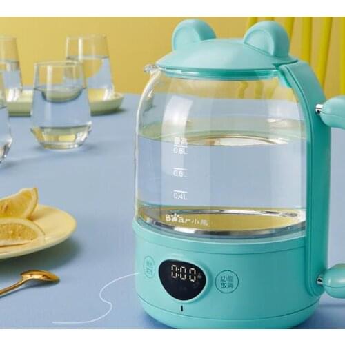 Home office small mini multi-function constant temperature automatic heat preservation glass flower tea J06