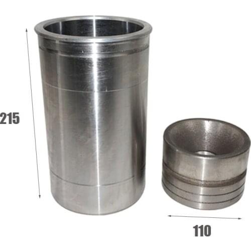 Hydraulic cylinder with piston (diameter 110mm height 75mm ) and seals kit for Dongfeng DF554 series tractor, part number