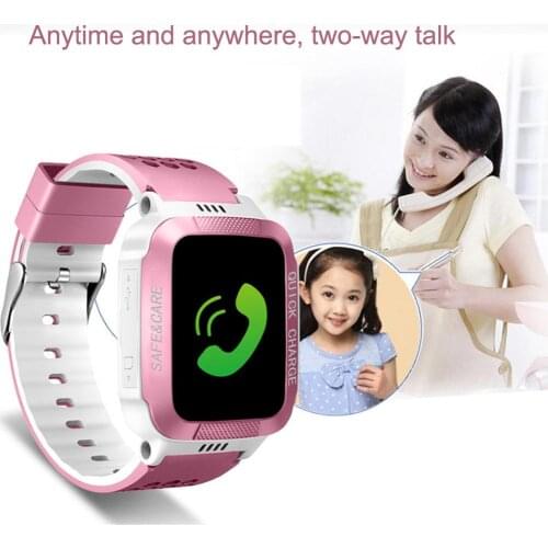 Hot Sale For Children Y21S SOS GPS Locator Touch Screen Camera Lighting 2G Network Kids Smart Watch