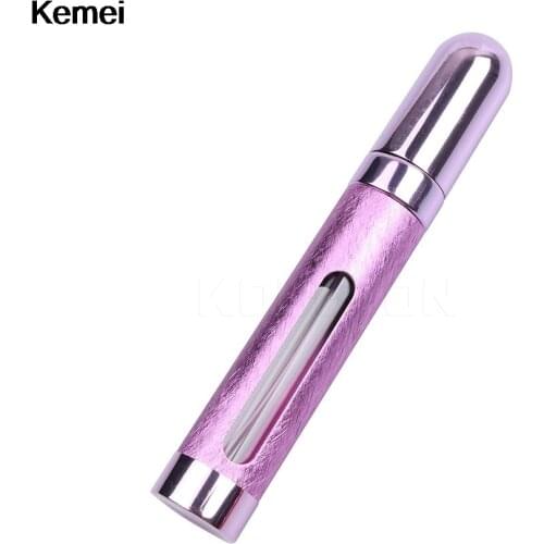 Kemei Refillable Bottle Travel Containers Portable Aluminum Containers Travel Bottles 6 Colors Bottle