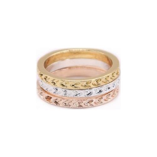 30PCS Fashion Flat Ring Simple Arrowhead pattern Style Environmental Protection Material Suitable for Men And Women