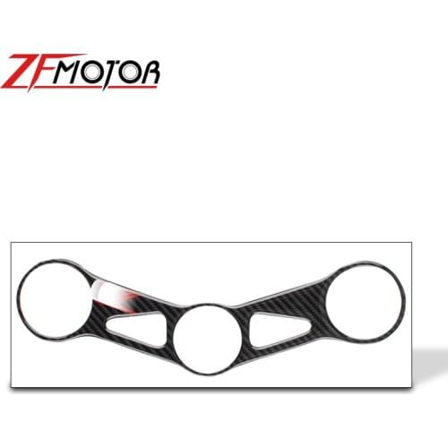Motorcycle Motorbike Pad Triple Tree Top Clamp Upper Front End Decals Sticker For Kawasaki ZX-10R ZX10R 2004 2005