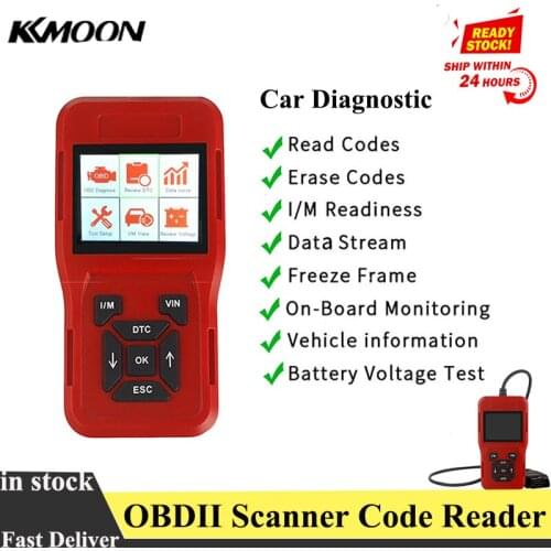 OBDII Scanner Code Reader Obd2 Car Diagnostic Scanner Engine Fault Code Reader Detector Auto Vehicle Scan Tool Diagnostic Tools