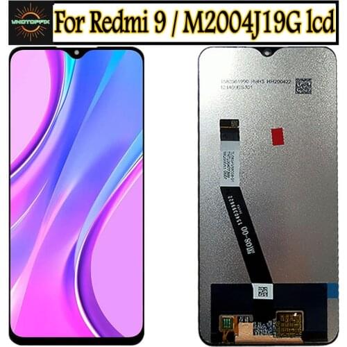 100% Test 6.53" For Xiaomi Redmi 9 LCD Display Touch Screen Digitizer Assembly Replace For Xiaomi Redmi 9 LCD M2004J19G Display